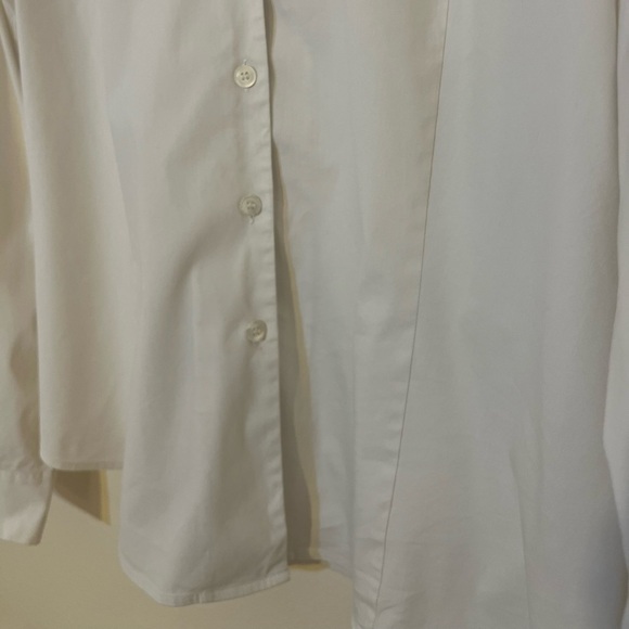 Lafayette 148 New York Shirt - Women’s Medium White - Button Down - Picture 6 of 13